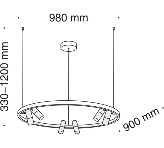Подвесной светильник MAYTONI Satellite 42 LED MOD102PL-L42B