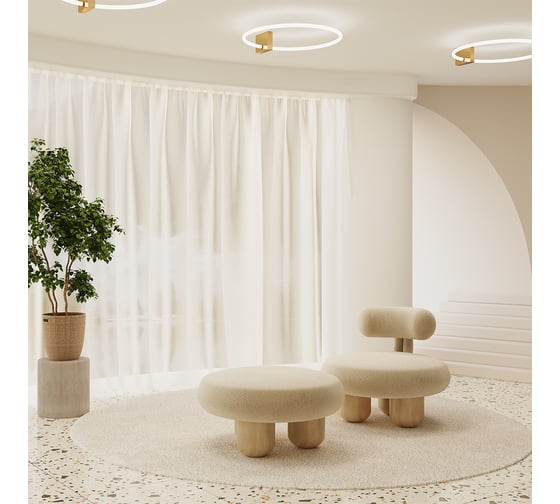 Потолочный светильник MAYTONI Anillo 25 LED MOD315CL-L25G3K