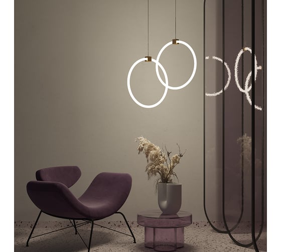 Подвесной светильник MAYTONI Anillo 20 LED MOD315PL-L20G3K