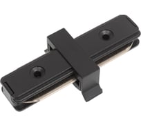 Коннектор AlfaLed черный прямой KBLI