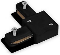 Коннектор AlfaLed черный угловой KBLL