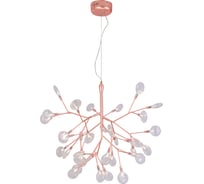 Подвесная люстра Crystal Lux EVITA SP36 COPPER/TRANSPARENT