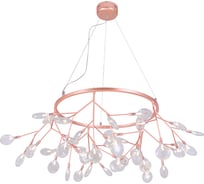 Подвесная люстра Crystal Lux EVITA SP45 D COPPER/TRANSPARENT