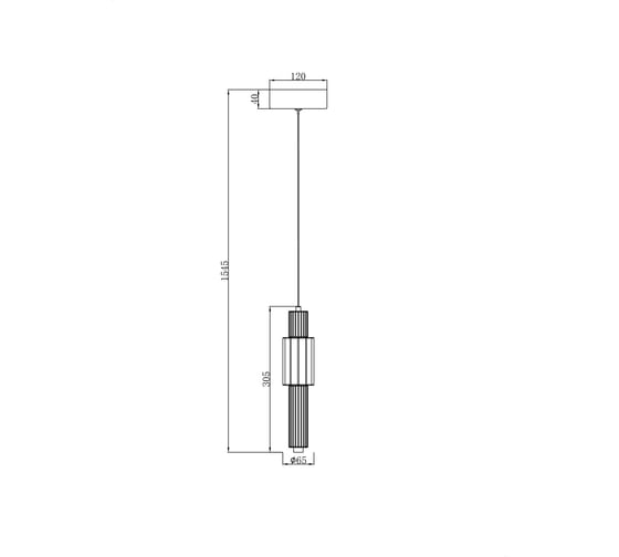 Подвесной светильник MAYTONI Verticale 8 LED MOD308PL-L9CH3K