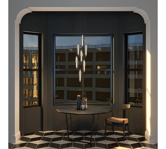 Подвесной светильник MAYTONI Verticale 8 LED MOD308PL-L9CG3K
