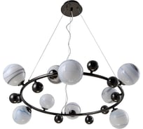 Подвесная люстра Crystal Lux SALVADORE SP9H BLACK CHROMIUM