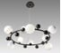 Подвесная люстра Crystal Lux SALVADORE SP9H BLACK CHROMIUM 2