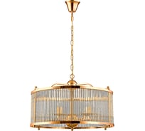Подвесная люстра Crystal Lux TADEO SP6 D600 GOLD/TRANSPARENTE