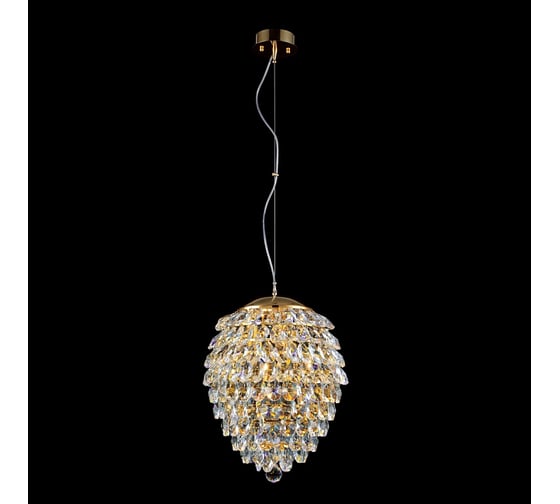 Подвесной светильник Crystal Lux CHARME SP6 GOLD/TRANSPARENT