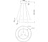 Подвесной светильник MAYTONI Rim 61 LED MOD058PL-L55BS4K 4