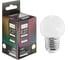 Светодиодная лампа LUAZON Lighting, G45, Е27, 1,5 Вт, для белт-лайта, т-белая, 5082182 1