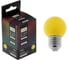 Светодиодная лампа LUAZON Lighting, G45, Е27, 1.5 Вт, для белт-лайта, желтая, 5082183 2