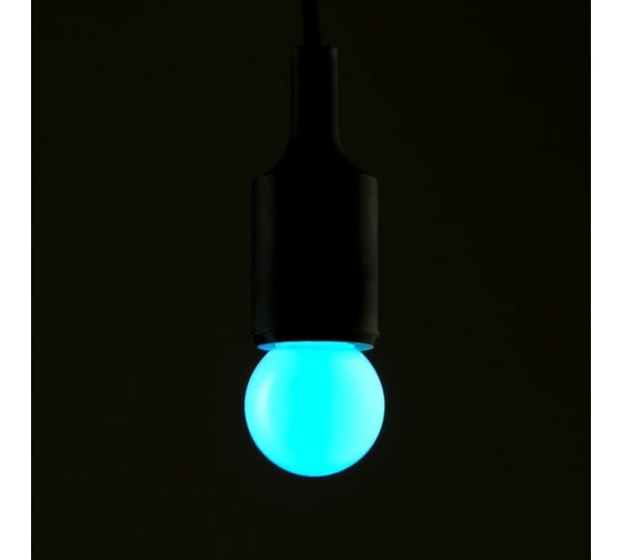 Светодиодная лампа LUAZON Lighting, G45, Е27, 1.5 Вт, для белт-лайта, RGB, синхронная работа 5082186