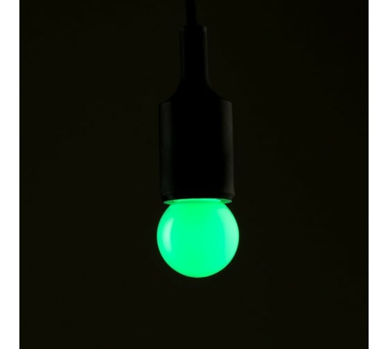 Светодиодная лампа LUAZON Lighting, G45, Е27, 1.5 Вт, для белт-лайта, RGB, синхронная работа 5082186