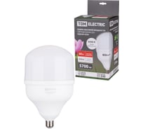 Светодиодная лампа TDM T 60 Вт, 230 В, 6500 К, E27 160x268 мм SQ0340-0359