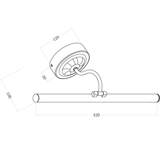 Подсветка MAYTONI Oculus 9 LED MIR014WL-L9G3K
