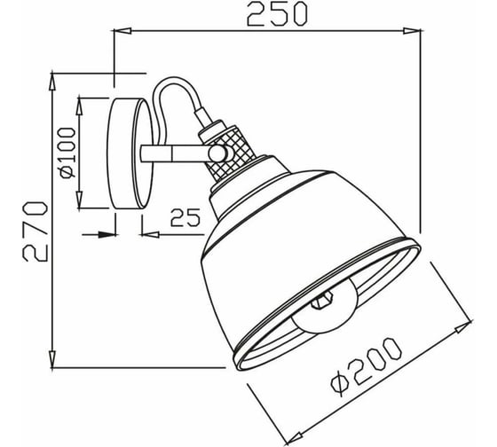 Настенный светильник MAYTONI (бра) Irving 1хE27x40 W T163-01-C