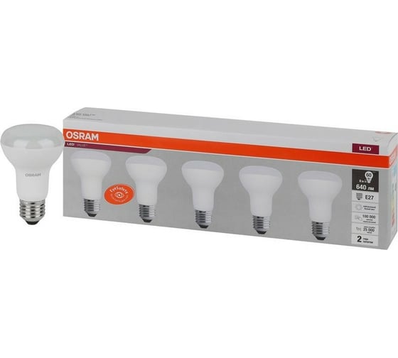 Светодиодная лампа Osram LVR60 8SW/840 230V E27 2X5 4058075584068