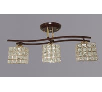 Потолочный светильник РОССВЕТ 3х60ВтхE27 РС20708 BRN+FG/3C