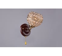 Бра РОССВЕТ 1х60ВтхE27 РС16429 BRN+FG/1W