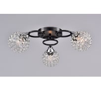 Потолочная люстра РОССВЕТ 3х60ВтхE27 РС20934 BK/3C