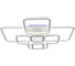 Светодиодная люстра Profit Light 8019/8 WHT 3