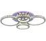 Светодиодная люстра Profit Light 8052/2+2 CHR 3