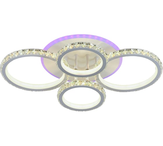 Светодиодная люстра Profit Light 8052/2+2 WHT