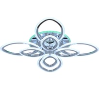 Светодиодная люстра Profit Light 8055/4+4 CHR