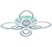 Светодиодная люстра Profit Light 8055/4+4 WHT