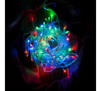 Гирлянда-Нить General Lighting SystemsGLFG-200-1000-IP20-X-RGB, 200 диодов, 10м, с контроллером, 8 режимов 530013