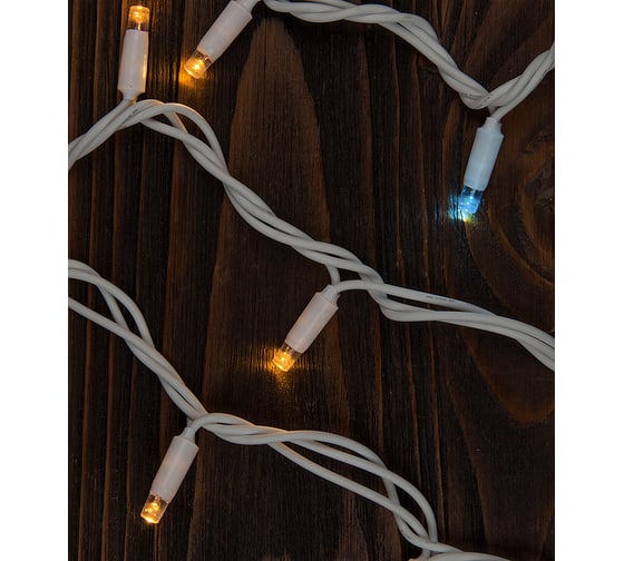 Уличная гирлянда General Lighting Systems GLFG-100-1000-IP65-S-W-3 100 диодов, 10 м 530009