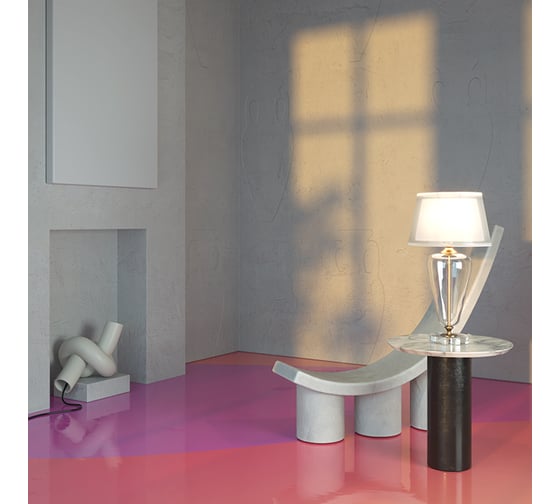 Настольный светильник MAYTONI Verre 1хE27x40 W Z005TL-01BS