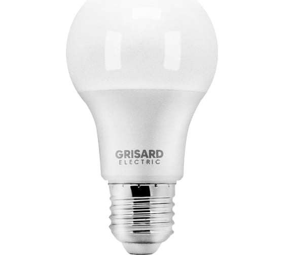 Светодиодная лампа Grisard Electric шар A60 Е27 9Вт 4000К 220В 10шт GRE-002-0008