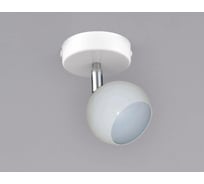 Настенно-потолочный спот РОССВЕТ 1* 40Вт* GU10 РС20743 WT+CR/1W