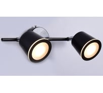 Настенно-потолочный спот РОССВЕТ 2* 10Вт* LED РС22268 BK+CR/2C