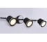 Настенно-потолочный спот РОССВЕТ 3* 15Вт* LED РС22268 BK+CR/3C 1
