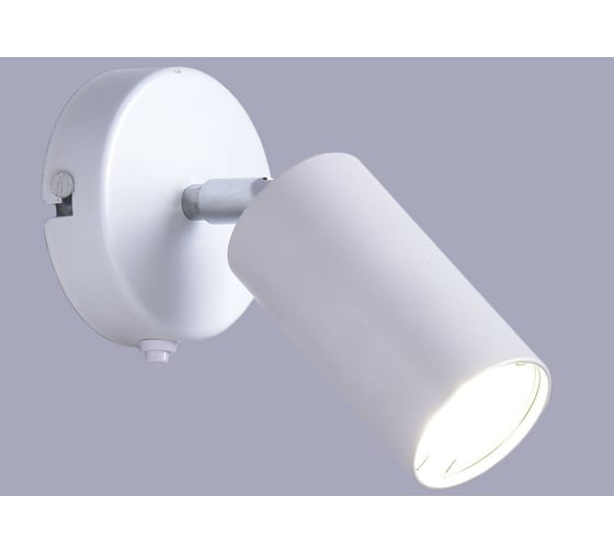 Настенно-потолочный спот РОССВЕТ 1* 60Вт* GU10 РС21620 WT/1W