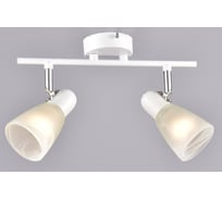 Настенно-потолочный спот РОССВЕТ 2* 40Вт* E14 РС20723 WT+CR/2C