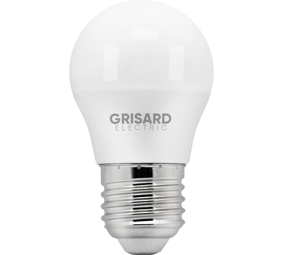 Светодиодная лампа Grisard Electric шар G45 E27 7Вт 4000К 220В 10шт GRE-002-0025