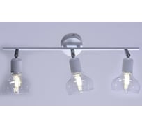 Настенно-потолочный спот РОССВЕТ 3* 60Вт* E14 РС21868 WT+CR/3C