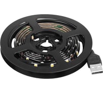 Светодиодная лента Lamper LED USB 5В, 1 м, 8 мм, IP65, SMD 2835, 60 LED/m, свет белый 6500 K 141-385