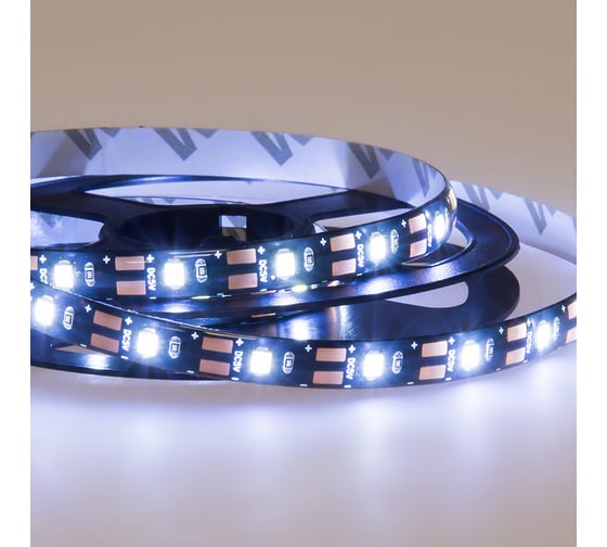 Светодиодная лента Lamper LED USB 5В, 1 м, 8 мм, IP65, SMD 2835, 60 LED/m, свет белый 6500 K 141-385