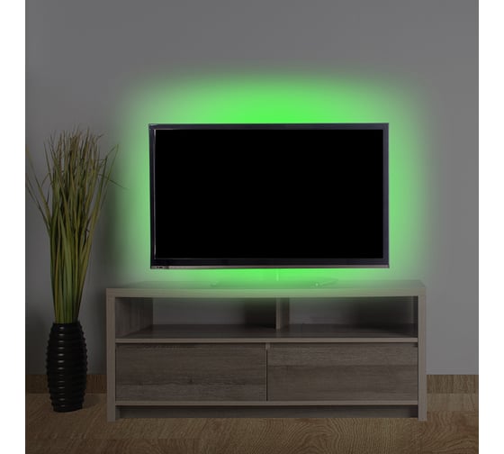 Светодиодная лента Lamper LED USB 5В, 1 м, 8 мм, IP65, SMD 2835, 60 LED/m, свет зеленый 141-384