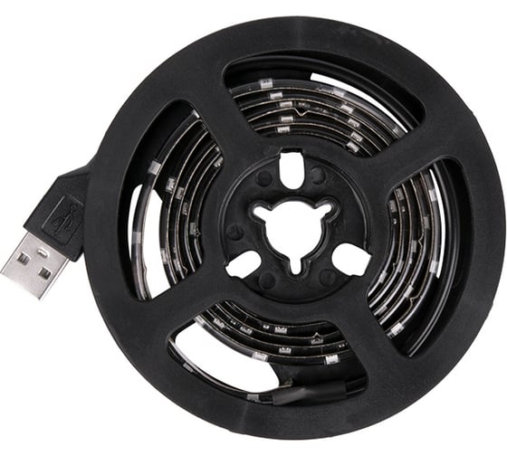 Светодиодная лента Lamper LED USB 5В, 1 м, 8 мм, IP65, SMD 2835, 60 LED/m, теплый белый 3000 K 141-386