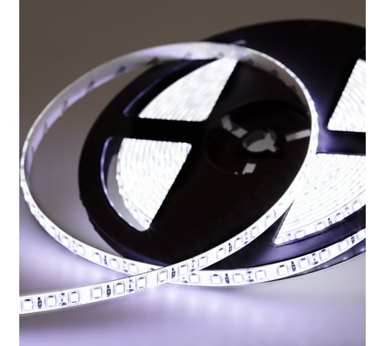 Светодиодная лента Lamper LED силикон 5м, 12В, 8 мм, IP65, SMD 2835, 120 LED/m, свет белый 141-365