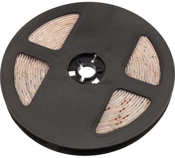 Светодиодная лента Lamper LED силикон 5м, 12В, 8 мм, IP65, SMD 2835, 60 LED/m, свет теплый белый 141-356