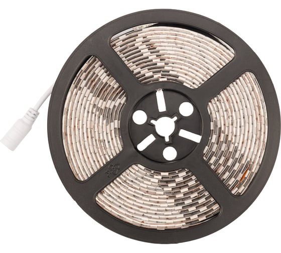 Светодиодная лента Lamper LED силикон 5м, 12В, 10мм, IP65, SMD 5050, 60 LED/m, свет желтый 141-492