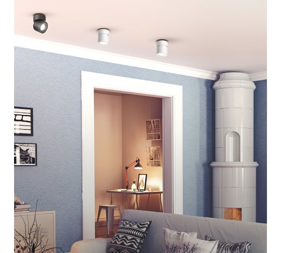Накладной светодиодный светильник NOVOTECH LED, 10W, GESSO 358808