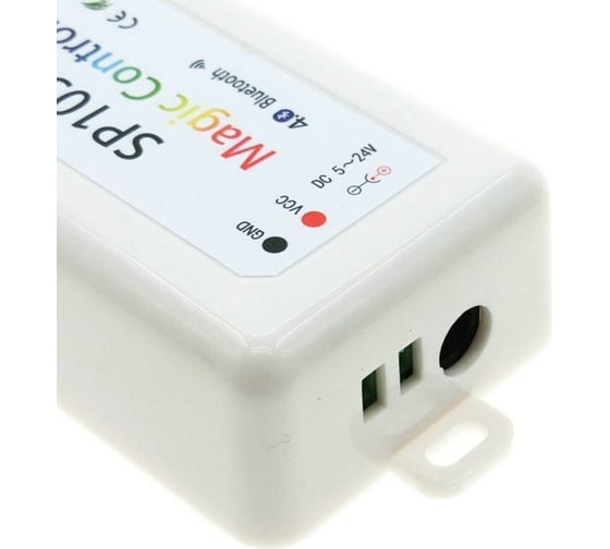 Контроллер MAKSILED  5-24В, 2048pix, SPI, управление по Bluetooth, без пульта, IP40, 85x45x22мм SP105E